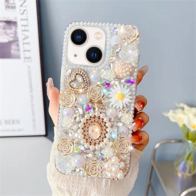 Diamond Inlaid Rose PC Phone Case, Series 4