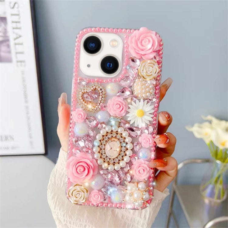 Diamond Inlaid Rose PC Phone Case, Series 4