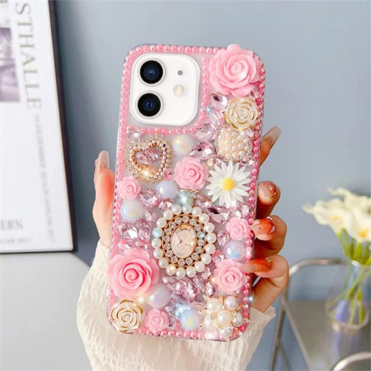 Diamond Inlaid Rose PC Phone Case, Series 1