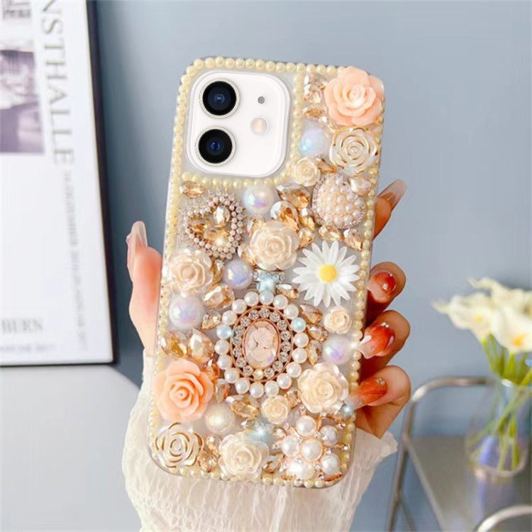 Diamond Inlaid Rose PC Phone Case, Series 4