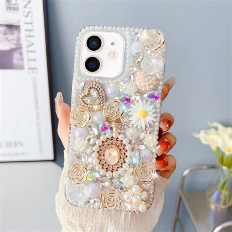 Diamond Inlaid Rose PC Phone Case, Series 1