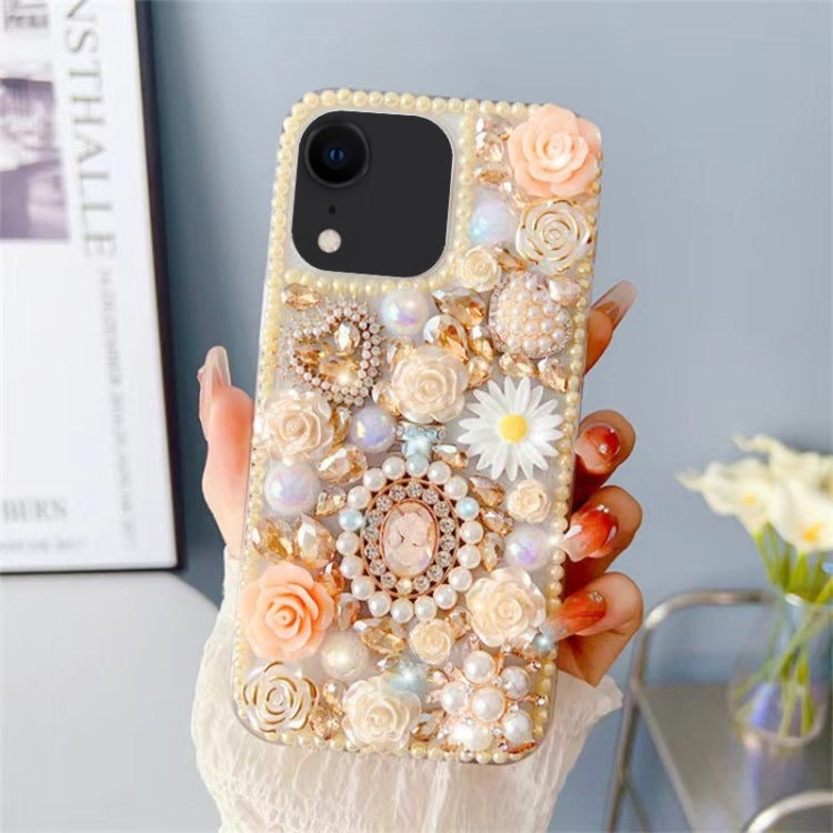 Diamond Inlaid Rose PC Phone Case, Series 1