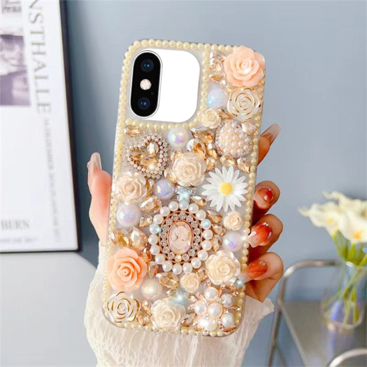 Diamond Inlaid Rose PC Phone Case, Series 3