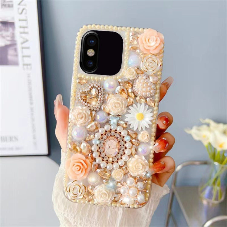 Diamond Inlaid Rose PC Phone Case, Series 2