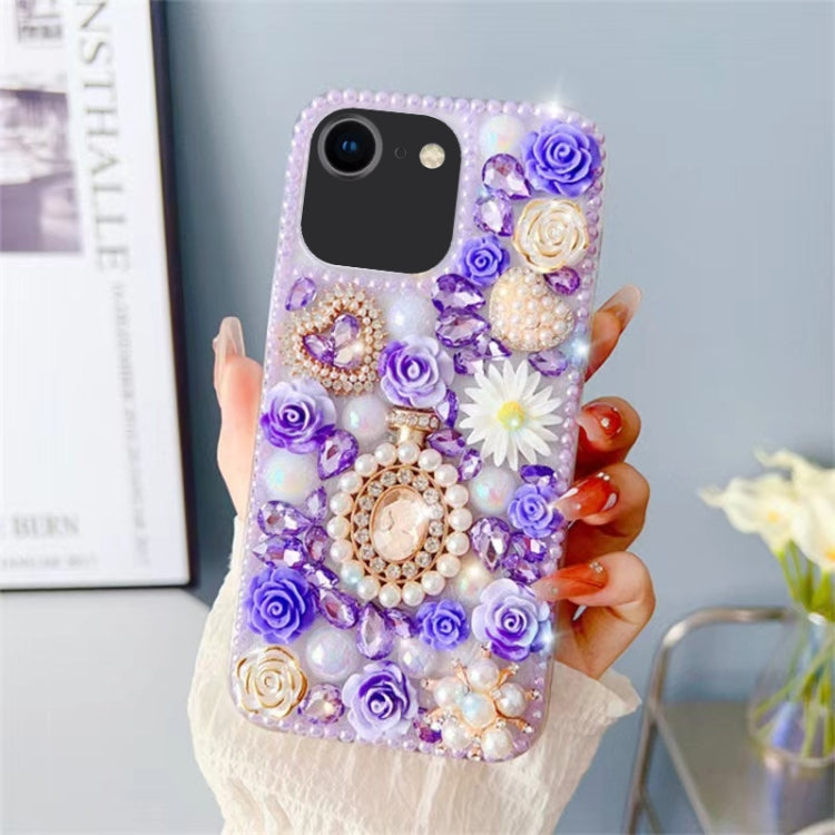 Diamond Inlaid Rose PC Phone Case, Series 2