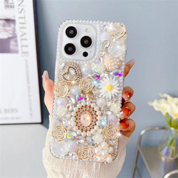 Diamond Inlaid Rose PC Phone Case, Series 3