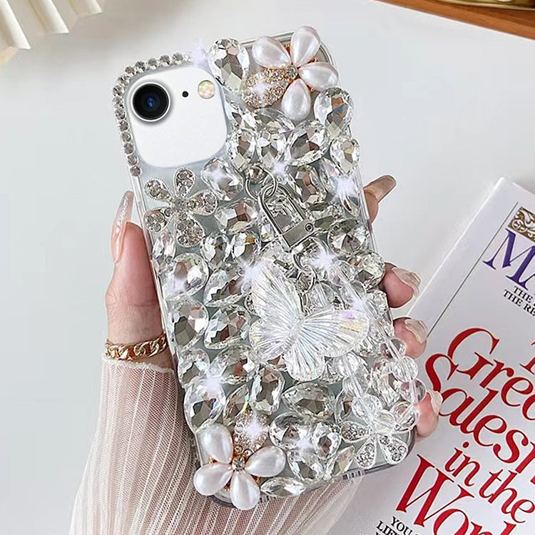 Handmade Butterfly Diamond Inlay PC Phone Case, Series 1