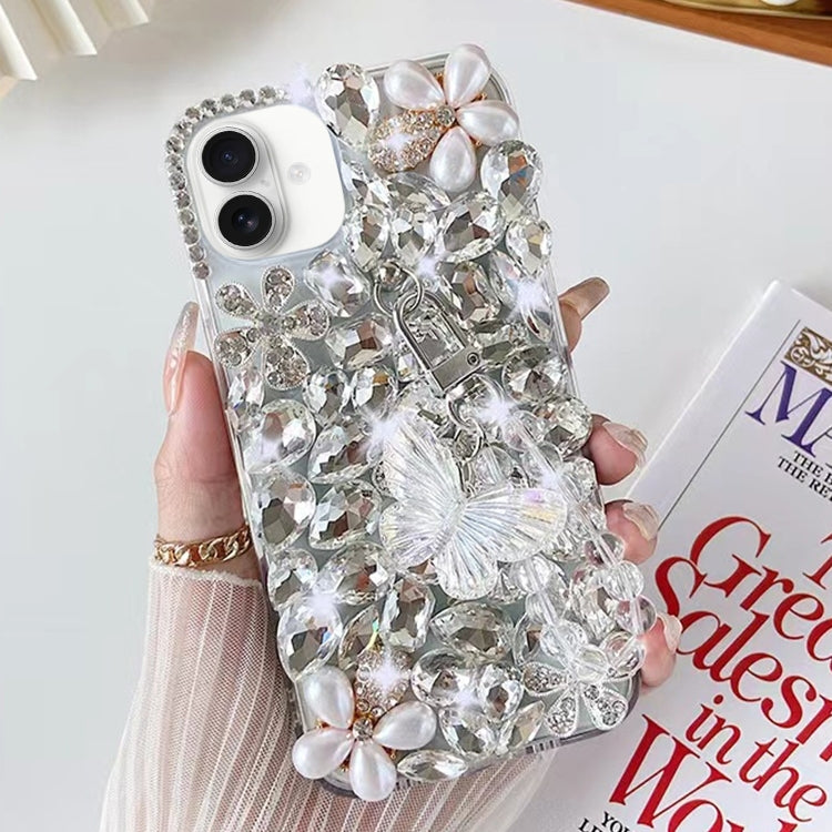 Handmade Butterfly Diamond Inlay PC Phone Case, Series 2