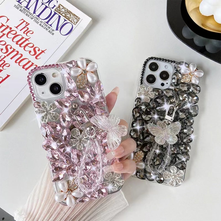 Handmade Butterfly Diamond Inlay PC Phone Case, Series 1