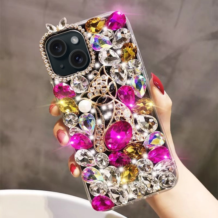 Handmade Bling Rhinestone Gemstone Fox PC Phone Case, Series 4