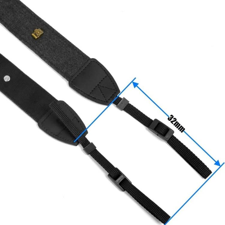 Camera Strap Canvas Neck Shoulder Strap with Quick Release Buckles for DSLR / SLR Camera My Store