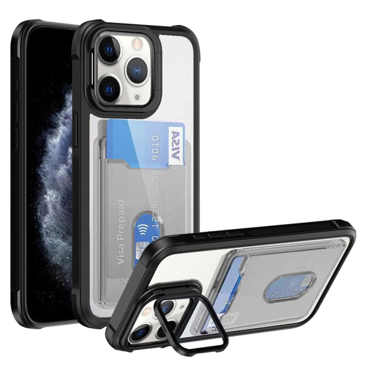 Card Bag Holder Acrylic Hybrid TPU Phone Case, Series 3