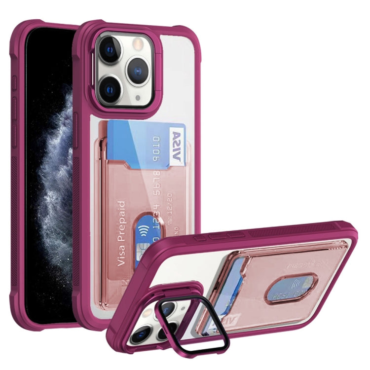 Card Bag Holder Acrylic Hybrid TPU Phone Case, Series 3