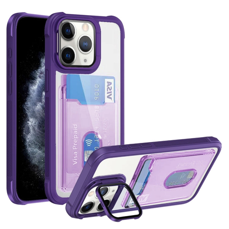 Card Bag Holder Acrylic Hybrid TPU Phone Case, Series 3