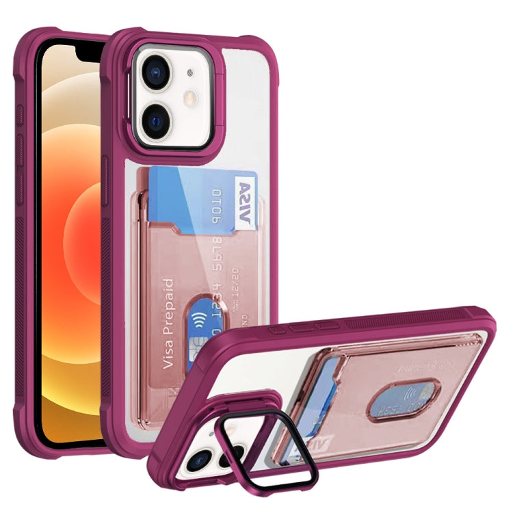 Card Bag Holder Acrylic Hybrid TPU Phone Case, Series 1