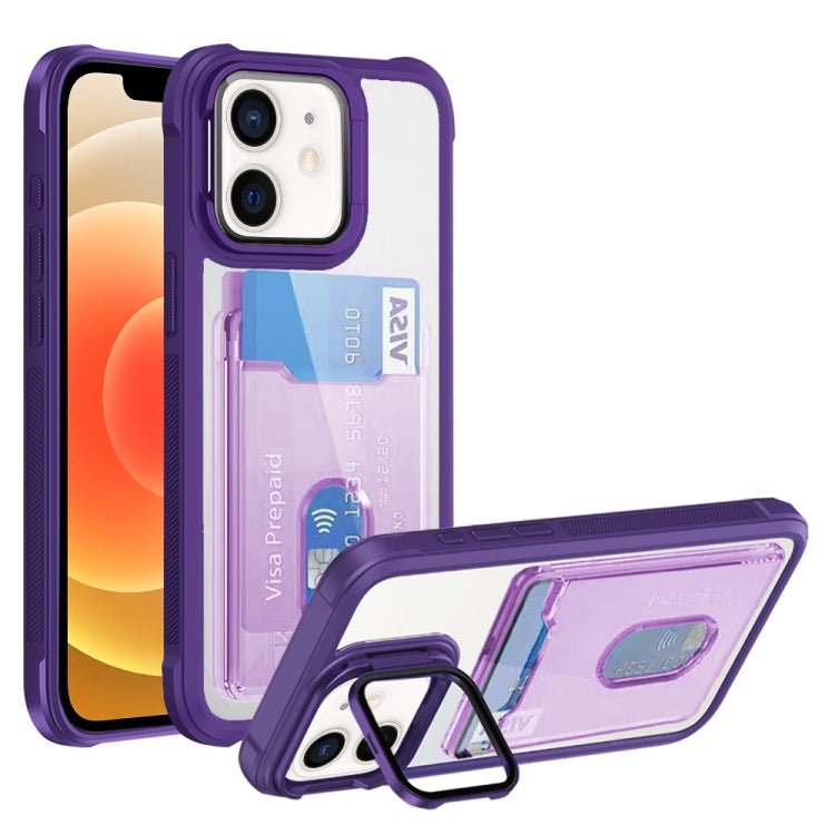 Card Bag Holder Acrylic Hybrid TPU Phone Case, Series 1