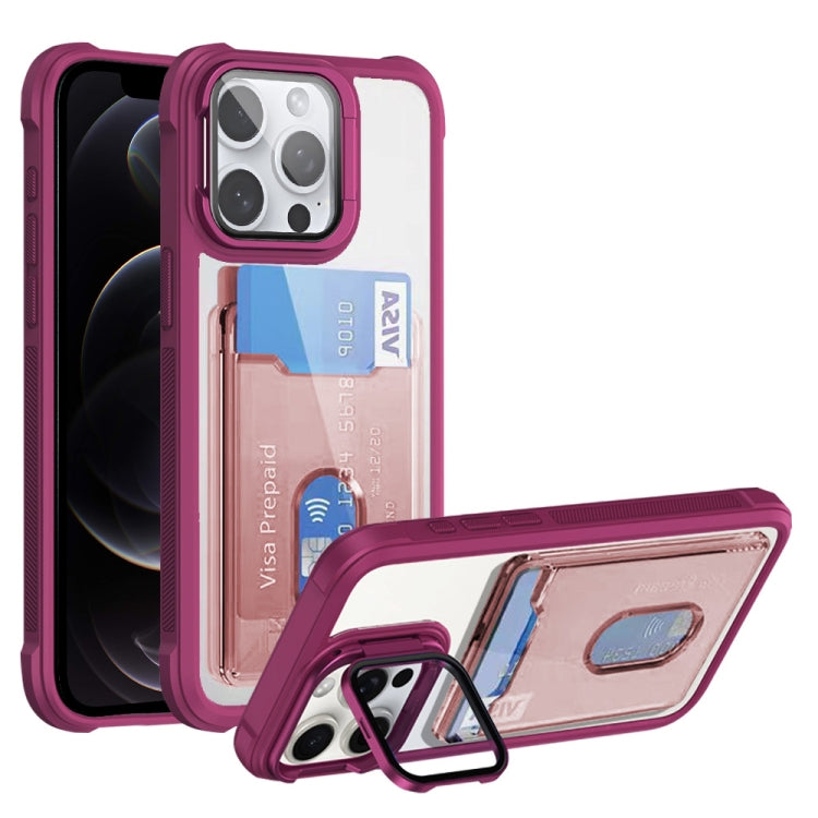 Card Bag Holder Acrylic Hybrid TPU Phone Case, Series 2