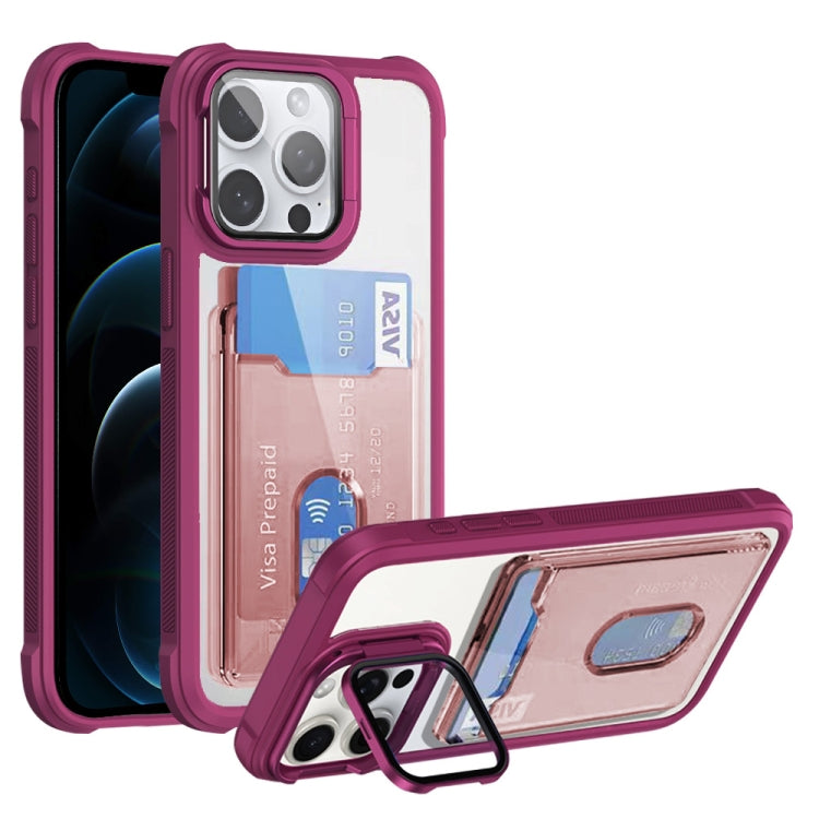 Card Bag Holder Acrylic Hybrid TPU Phone Case, Series 1