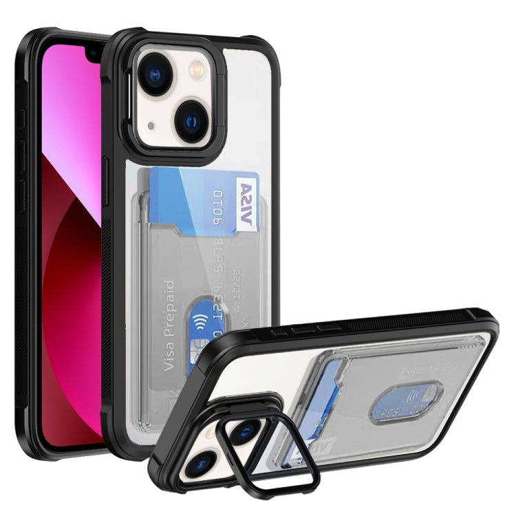 Card Bag Holder Acrylic Hybrid TPU Phone Case, Series 4