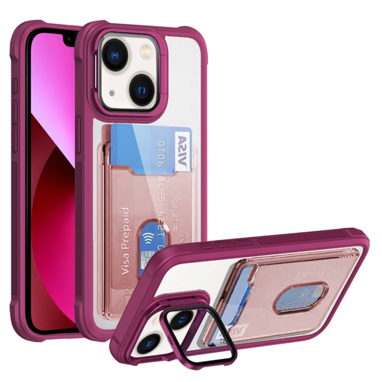 Card Bag Holder Acrylic Hybrid TPU Phone Case, Series 4