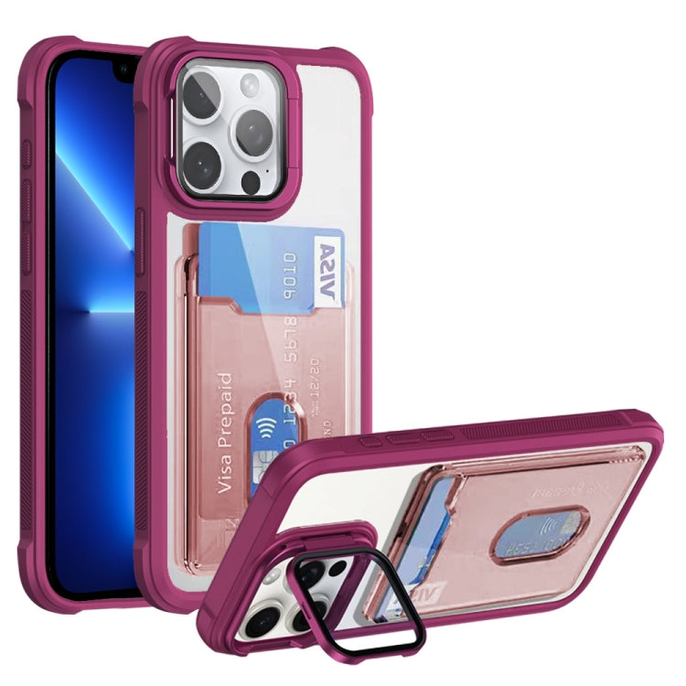 Card Bag Holder Acrylic Hybrid TPU Phone Case, Series 1