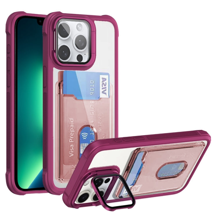 Card Bag Holder Acrylic Hybrid TPU Phone Case, Series 4