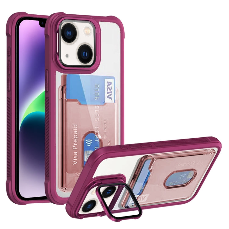 Card Bag Holder Acrylic Hybrid TPU Phone Case, Series 3