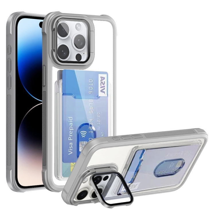 Card Bag Holder Acrylic Hybrid TPU Phone Case, Series 4