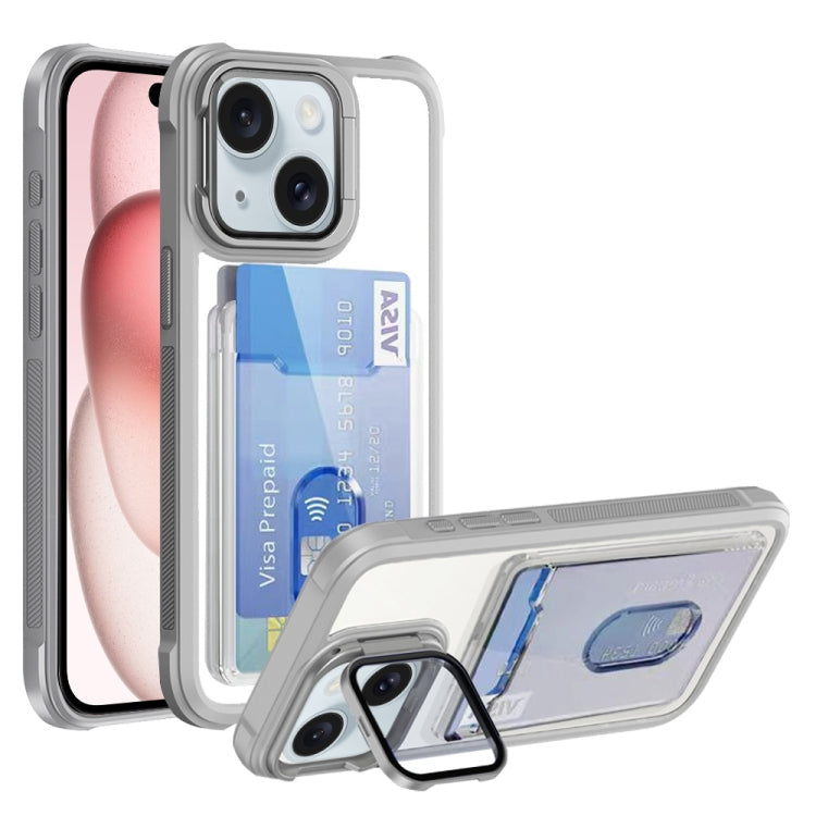 Card Bag Holder Acrylic Hybrid TPU Phone Case, Series 2