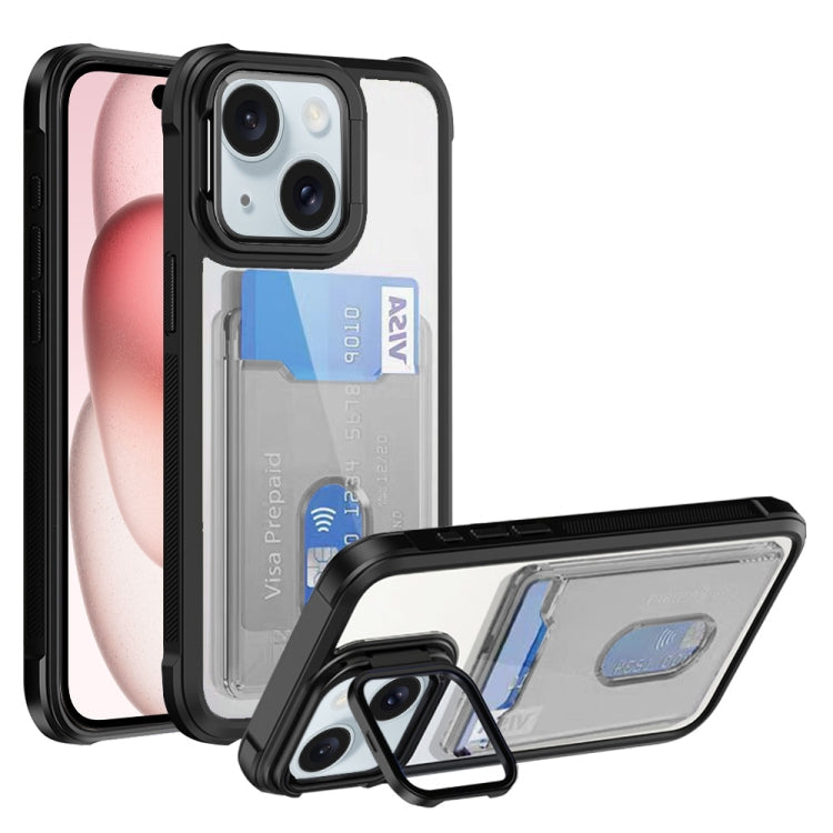 Card Bag Holder Acrylic Hybrid TPU Phone Case, Series 2