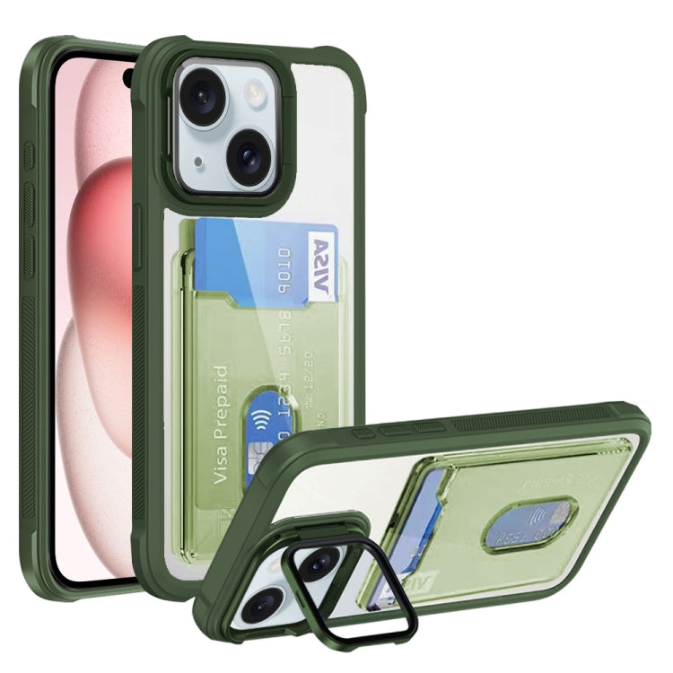 Card Bag Holder Acrylic Hybrid TPU Phone Case, Series 2