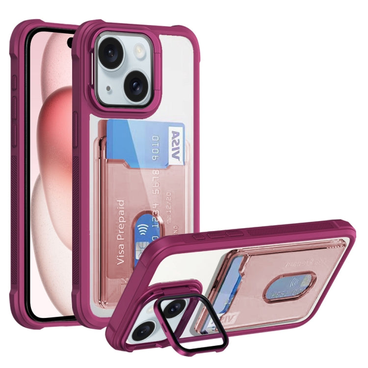 Card Bag Holder Acrylic Hybrid TPU Phone Case, Series 3