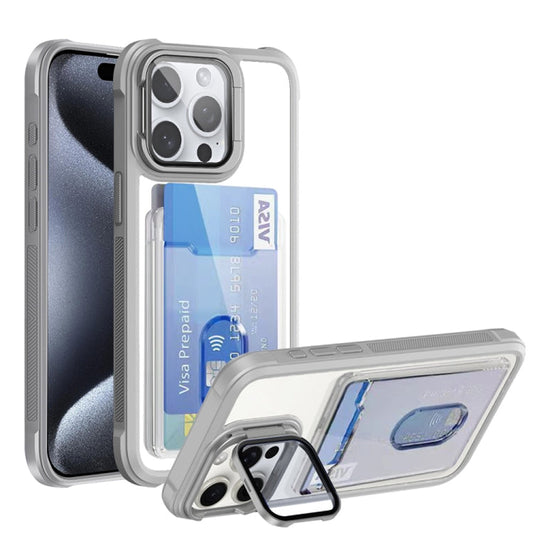 Card Bag Holder Acrylic Hybrid TPU Phone Case, Series 3