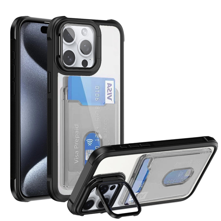 Card Bag Holder Acrylic Hybrid TPU Phone Case, Series 3