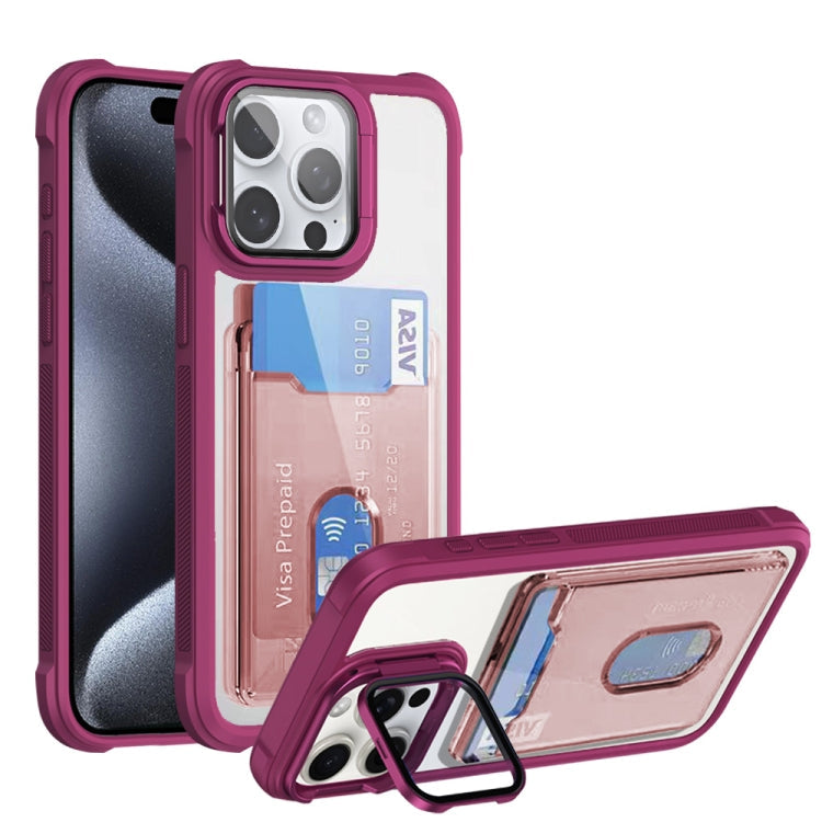 Card Bag Holder Acrylic Hybrid TPU Phone Case, Series 3