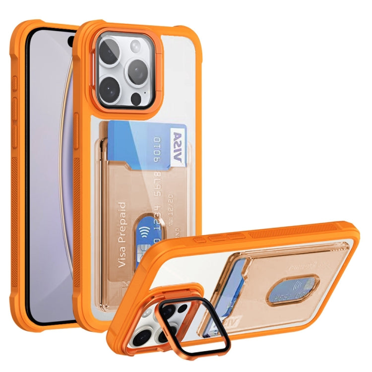 Card Bag Holder Acrylic Hybrid TPU Phone Case, Series 5