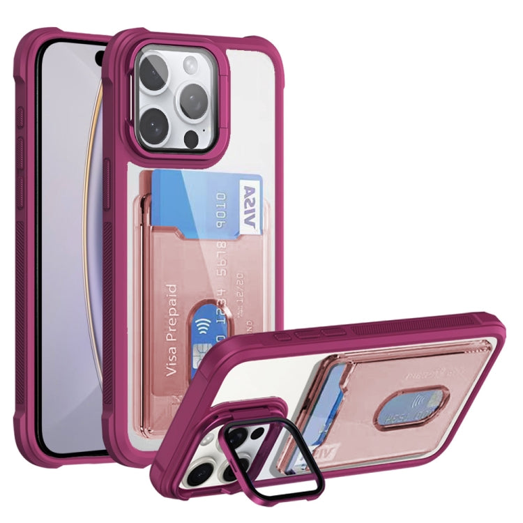 Card Bag Holder Acrylic Hybrid TPU Phone Case, Series 5