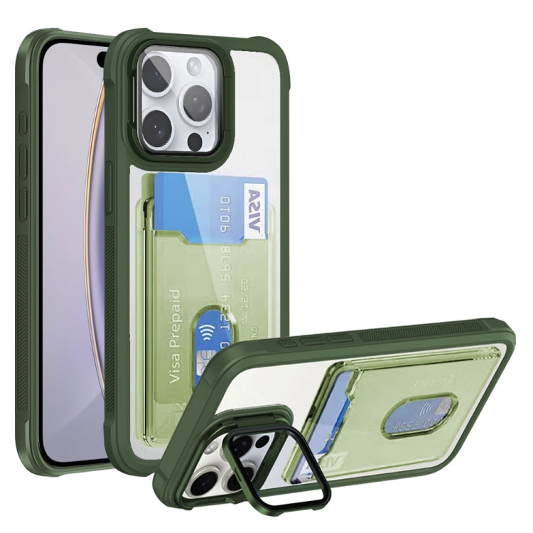 Card Bag Holder Acrylic Hybrid TPU Phone Case, Series 4