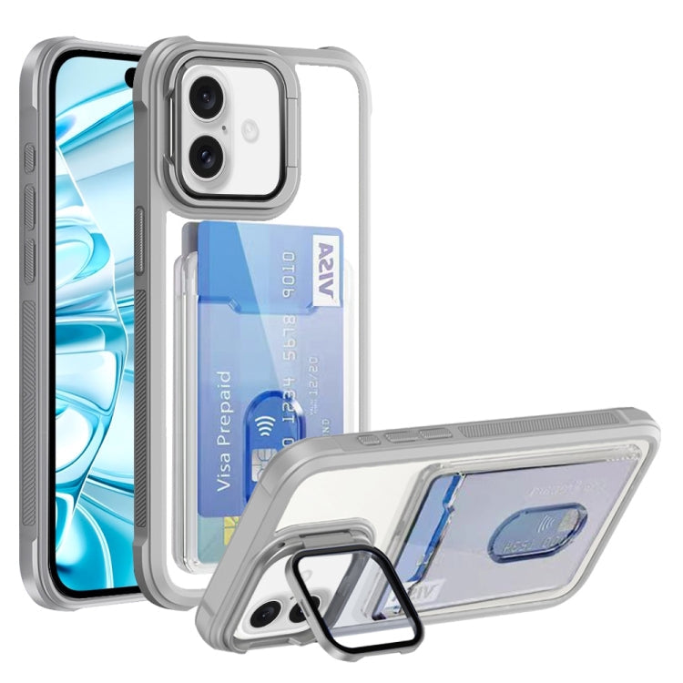 Card Bag Holder Acrylic Hybrid TPU Phone Case, Series 2