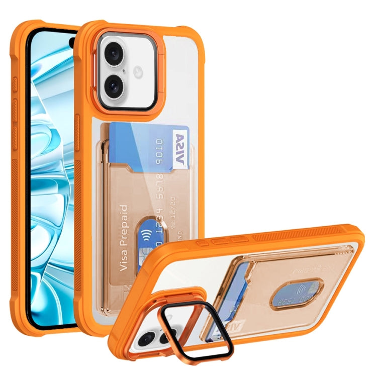 Card Bag Holder Acrylic Hybrid TPU Phone Case, Series 2