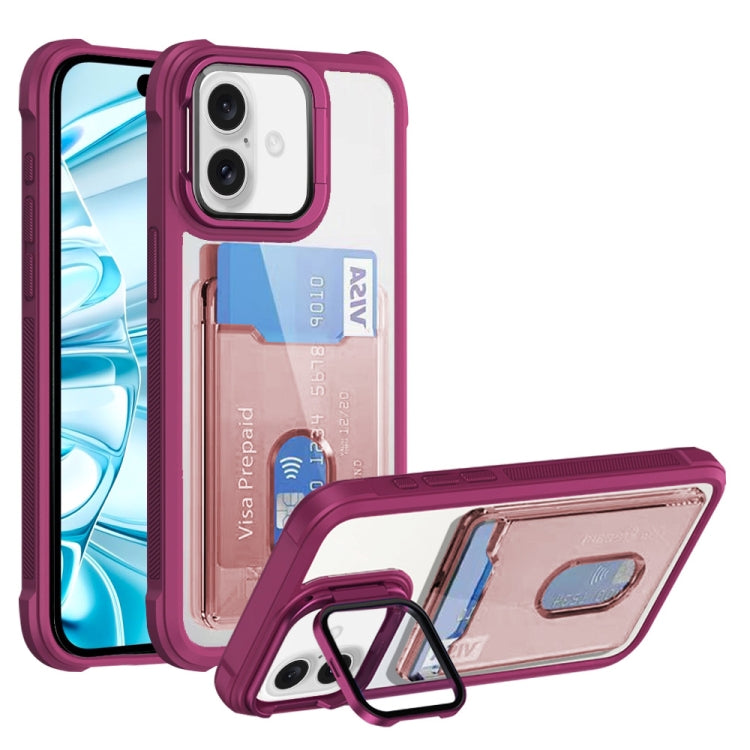 Card Bag Holder Acrylic Hybrid TPU Phone Case, Series 2