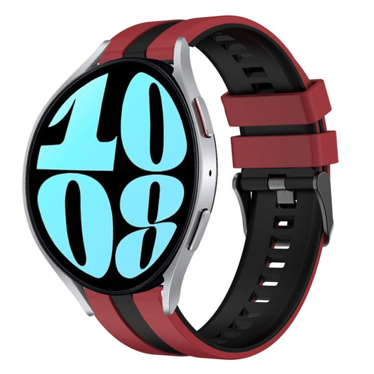 20mm Two Color Sports Silicone Watch Band, Series 6