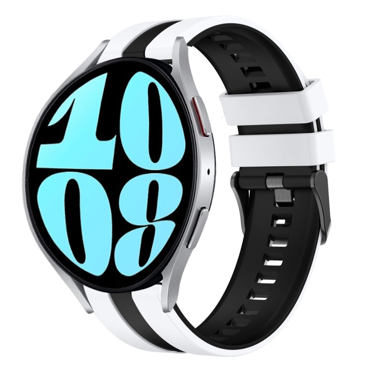 20mm Two Color Sports Silicone Watch Band, Series 6