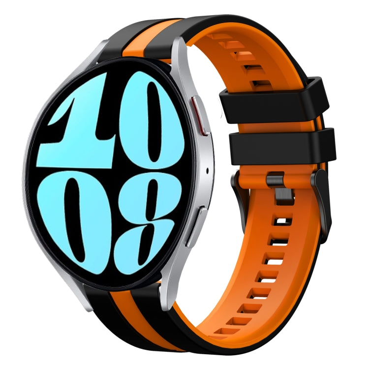 20mm Two Color Sports Silicone Watch Band, Series 6-Reluova