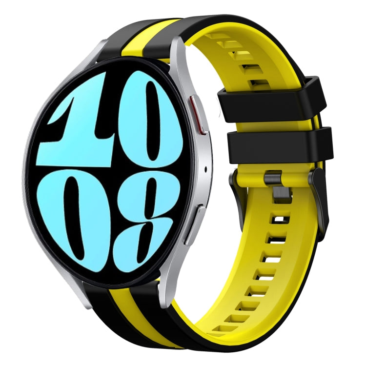 20mm Two Color Sports Silicone Watch Band, Series 6