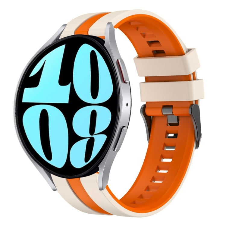 20mm Two Color Sports Silicone Watch Band, Series 6