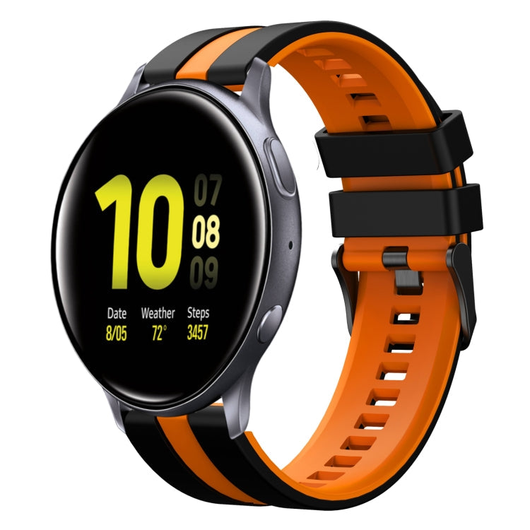 20mm Two Color Sports Silicone Watch Band, Series 9