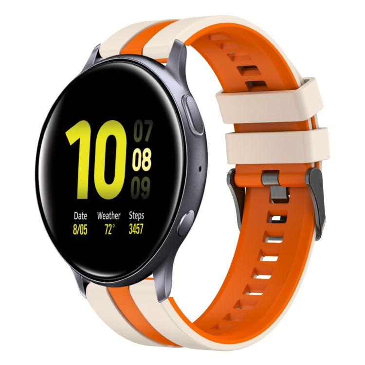 20mm Two Color Sports Silicone Watch Band, Series 9