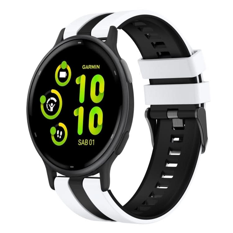 20mm Two Color Sports Silicone Watch Band, Series 7