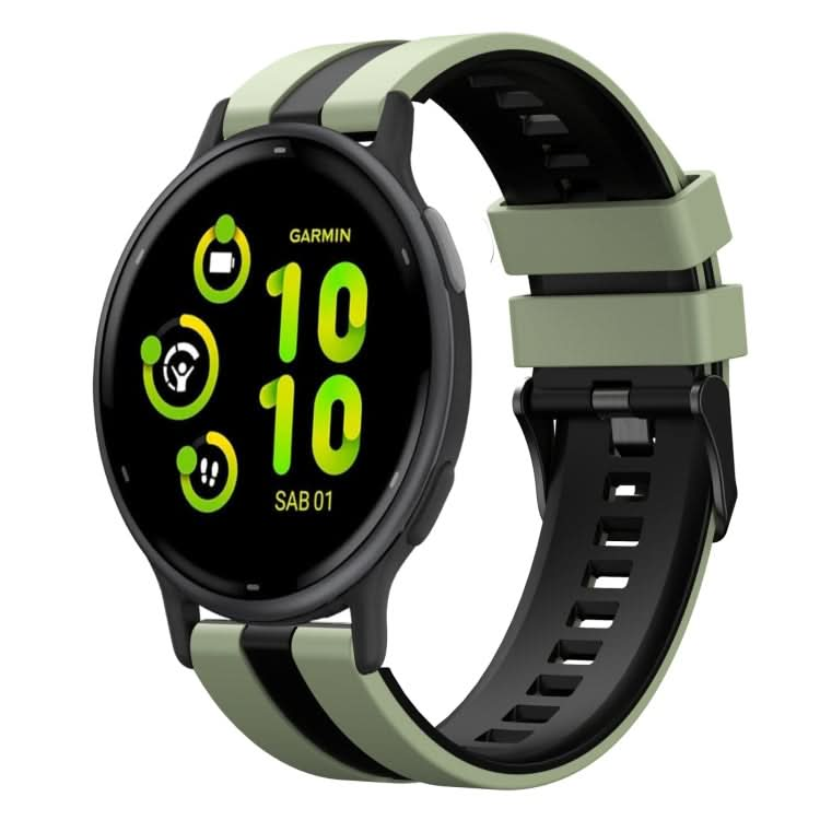 20mm Two Color Sports Silicone Watch Band, Series 7